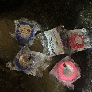 Bright Blue -red- Pink adherent  bandage  Rolls